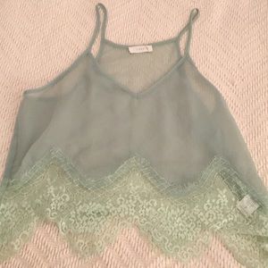 Sheer Lace Top